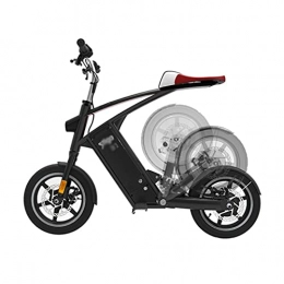 ZXQZ Bici elettriches ZXQZ Bicicletta Elettrica, Bicicletta Pieghevole da Città con Impermeabilità IPX5 E Luci a LED, E-Bike 36V 10Ah, capacità di Carico 120 kg