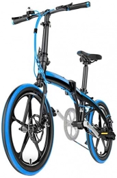 mjj Bici 20 mini biciclette pieghevoli per studenti, impiegati in ufficio, ambiente urbano e pendolari, per lavoro, telaio leggero in alluminio, bicicletta pieghevole per adulti B.