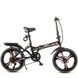 FDSH Bici 20 pollici, bicicletta pieghevole per bicicletta, uomini e donne adulti, bicicletta pieghevole per velocità, bicicletta portatile leggera-A