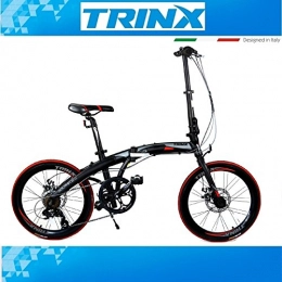 TRINX BIKES GERMANY Bici pieghevoli 20 Pollici Pieghevole Ruota Bicicletta trinx Dolphin 2.0 Shimano 7. Gang Alluminio Pieghevole Ruota Colonia