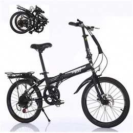 Aquila Bici AQUILA1125 - Mini bicicletta pieghevole da 50, 8 cm, per studenti, lavoratori, ambiente urbano e pendolari al lavoro, colore: Nero