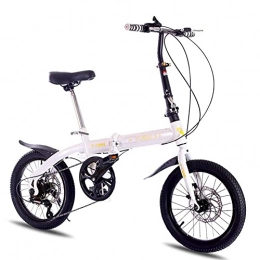 Asdf Bici pieghevoli ASDF Mountain Bike per Adulti- Bici Pieghevoli a 6 velocità per Adulti Unisex Donne Adolescenti, Pedali Pieghevoli da Città da Uomo, Leggere, in Lega di Alluminio, Sella Comfort con Manubrio e se