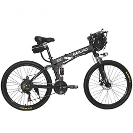 Augu Bici Augu Mountain Bike Bicicletta elettrica 21 velocità 48 V 350 W Motore brushless 15AH Li-Battery Freni a Disco per Bici Uomo Donna Adulto