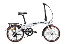 ECOSMO Bici Bici da città pieghevole, con telaio in lega leggera da 50, 80 cm, 12 kg, di ECOSMO, modello 20AF09W