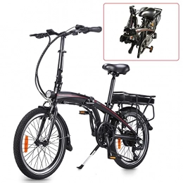 CM67 Bici pieghevoli Bici Pieghevole Bike Bicicletta pieghevole per adulti Bicicletta elettrica pieghevole motore da 350W Bicicletta sportiva pieghevole con 3 modalità di guida Adatto per adolescenti e adulti