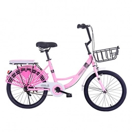 Bici pieghevoli Bici Bici pieghevoli Bicicletta Leggero Ragazzi E Ragazze Bici Singola velocità Ciclismo (Color : Pink, Size : 16inch)