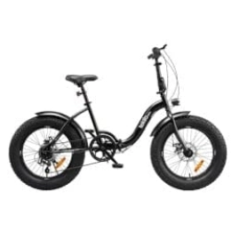 Bicicletta CR3KT Ruote 20 Pollici - Pieghevole - Telaio Alluminio - Nero
