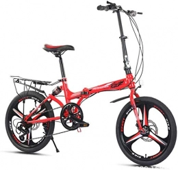 mjj Bici Bicicletta pieghevole 20 in 7 velocità, mini bici da città per adulti e mountain bike