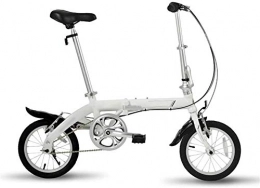 mjj Bici Bicicletta pieghevole con telaio in alluminio leggero da 14 pollici per attività all'aria aperta, mini bici compatta per adulti, uomini, donne, studenti, impiegati in ufficio