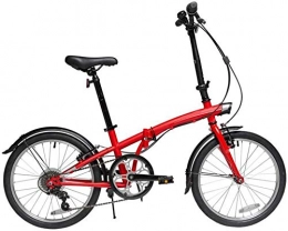 mjj Bici Bicicletta pieghevole da 20 pollici, 6 velocità, leggera, pieghevole, piccola bicicletta portatile, per adulti, studenti, ultraleggera, portatile, per la città, per il viaggio