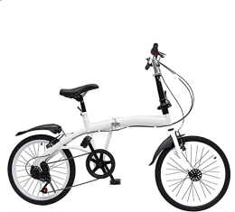 Futchoy Bici pieghevoli Bicicletta pieghevole da 20 pollici, 7 marce, regolabile in altezza, per adulti
