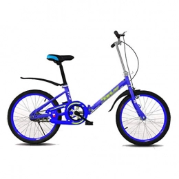 FDSH Bici Bicicletta pieghevole da 20 pollici, auto portatile per bicicletta con assorbimento degli urti maschio e femmina-B