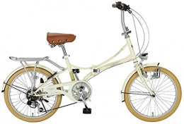 mjj Bici Bicicletta pieghevole grande per equitazione urbana e telaio in acciaio anteriore e posteriore, parafanghi posteriori e ruote da 20 pollici, 6 velocità