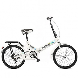 FBDGNG Bici Bicicletta pieghevole per adulti, mountain bike da 20 pollici ad alto tenore di carbonio in lega di alluminio per uso quotidiano viaggio lungo viaggio