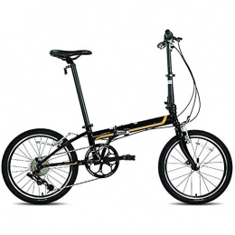 LPsweet Bici pieghevoli Bicicletta Pieghevole, velocit Variabile Piccolo Portable Ultra Light et Due Ruote Mini Leggero E Alluminio Folding Bike con Pedali per Adulti, B