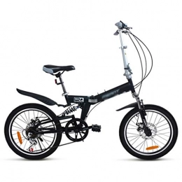 LYNNDRE Bici pieghevoli Bicicletta portatile per adulto da 20 pollici Bicicletta ultraleggera a velocità ridotta per scuola di lavoro Permuta bicicletta pieghevole veloce, Bicicletta pieghevole in alluminio con pedali