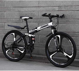 AYDQC Bici Biciclette pieghevoli in mountain bike, 26 pollici a doppia freno a disco a doppia pressione a disco a 24 velocità antiscivolo, telaio leggero, forcella a sospensione 7-10, W 2 fengong ( Color : W 2 )