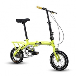 CENPEN Bici CENPEN - Mini biciclette per sport all'aria aperta, unisex, per adulti, pieghevole, leggera, per uomini e donne, con sedile regolabile, telaio in lega di alluminio, ruote da 12 pollici (colore: verde)