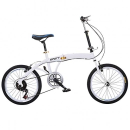 Chenbz Bici Chenbz Sport all'aria aperta a velocità variabile bicicletta pieghevole bici adulta indicatore di cambiata portatile 20" pieghevole bici pieghevole Biciclette, Telaio lega di alluminio
