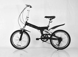 Comooc Bici Comooc Bici da Città per Adulti da 20 Pollici Bicicletta Piccola Mobilità Domestica per Scooter velocità Variabile Bicicletta-White_Spoke_Wheel_20_Inches