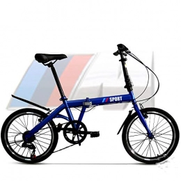 Comooc Bici Comooc Bicicletta da Bici Pieghevole Pieghevole da 20 Pollici di Alta qualità per Bambini Mountain Bike-Blue