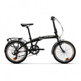 Conor Bici Conor Denver - Bicicletta pieghevole da ciclismo, unisex, colore: nero, taglia unica