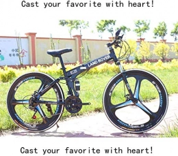 CSS Bici CSS Mountain bike da 26 pollici, bici pieghevole a coda morbida in acciaio ad alto tenore di carbonio, sedile regolabile per mountain bike fuoristrada, doppio assorbimento degli urti 6-24, sol