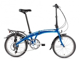 Dahon Bici pieghevoli Dahon MU D10 Bicicletta Pieghevole Unisex Adulto, Dusty Blue, Dimensione 20