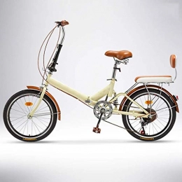 DFKDGL Bici DFKDGL - Ruote pieghevoli in alluminio, con ruote da 20 pollici (colore: Nero)