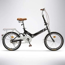 Dszgo Bici pieghevoli Dszgo Single Speed ​​20 pollici ruota del motorino adulto Adulto Ultralight portatile biciclette Piccole Donne Mini Bicicletta pieghevole alta elastico Ammortizzatore ad alta acciaio al carbonio stati
