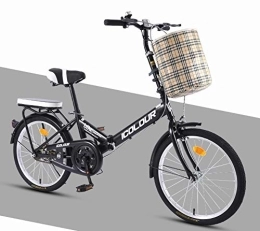 Dszgo Bici pieghevoli Dszgo Ultralight portatile biciclette piccola ruota Mini 16 / 20 pollici bicicletta pieghevole bicicletta piccolo e comodo No Spazio Consumo a forma di V Brake acciaio al carbonio Telaio Anello Coltello