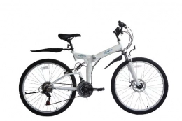 ECOSMO Bici pieghevoli Ecosmo, Mountain bike 21SP, 26 pollici, pieghevole, cambio Shimano - 26SF02W, con borsa per il trasporto