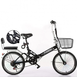 FBDGNG Bici FBDGNG - Bicicletta pieghevole per adulti, leggera, telaio in lega resistente con freno a disco, 50, 8 cm, adatto per 145-180 cm