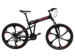 Helliot Bikes Bici pieghevoli Helliot Bikes Hummer Black, Bicicletta Pieghevole Unisex-Adult, Nero, M