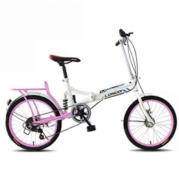 Hycy Bici HYCy Children's Bicycle Variable Speed Bicycle Folding Bicycle 16 inch Ultra Light Portable Small Folding Bicycle