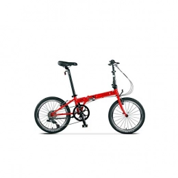 Jinan Bici Jinan DAHON KBC083 P8 Bicicletta Pieghevole Classic 20 Pollici velocit Ultra Light Uomini e Donne Adulti Biciclette (Color : Red)