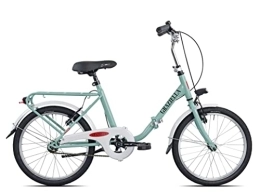 Legnano Genny Single Speed - Bicicletta pieghevole da 20 pollici, colore: Turchese