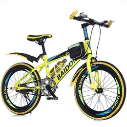 LETFF Bici LETFF adulti bicicletta pieghevole 55, 9 cm velocità mountain bike bicicletta pieghevole Student, Yellow