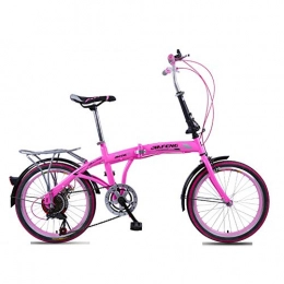 LETFF Bici pieghevoli LETFF adulto pieghevole bicicletta 50, 8 cm comodo velocità bambino bicicletta, Purple