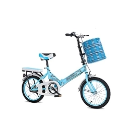 LIANAI Bici pieghevoli LIANAI Zxc Bicicletta, Bici Pieghevole 20 Pollice 16 Pollici Bicicletta Multifunzionale Antiurto Bici Libera Installazione Biciclette (Colore: Blu, Dimensioni: 40, 6 cm)