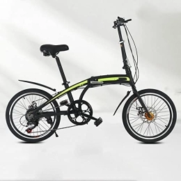 Lovexy Bici pieghevoli Lovexy Bicicletta a velocità variabile per Adulti con Freno a Disco per Bicicletta a Una Ruota Pieghevole Portatile Leggera in Lega di Alluminio da 20 Pollici