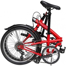 mjj Bici Mini bicicletta pieghevole 20 in 6 velocità, pieghevole, pieghevole, per il pendolo urbano adulti che vanno alla luce della scuola e trasportabili grazie alla lunga durata.
