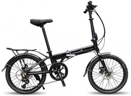 mjj Bici Mini bicicletta pieghevole ultraleggera, 20 pollici, 7 marce, piccola bicicletta per adulti, studenti, portatile, S-Stadt, equitazione, montagna, ciclismo, telaio in alluminio