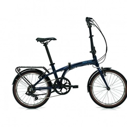 Monty Folding-Bicicletta Pieghevole, Colore: Blu Scuro, 20"cm