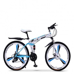 Qinmo Bici pieghevoli Qinmo Folding Mountain Bike 21 24 27 30 velocit ? for Uomini e Donne Adulti velocit for Adulti Biciclette Doppia Gara (Color : 27speed-26inch)