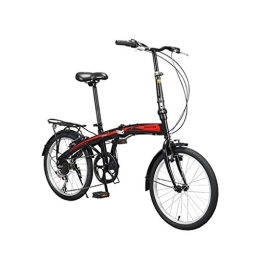 QWASZ Bici QWASZ Bicicletta Pieghevole Mini Bicicletta Pieghevole Antiscivolo Leggera a 7 velocità Bicicletta da Uomo e Donna ad Assorbimento degli Urti (Altezza Adatta: 130-190 cm)