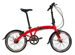 RYMEBIKES Bici RYMEBIKES - Bicicletta Pieghevole da 20 Pollici, Modello City Red