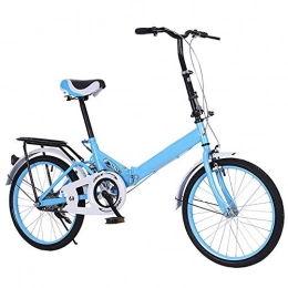 Sucastle Bici Sucastle 20 inch Donne Bici Bici da Strada Bicicletta Pieghevole Signore Auto for Adulti Biciclette Student Cargift Car (Color : Blue)