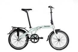 Takashi Bici TAKASHI Single, Bicicletta Pieghevole Coaster, Verde Chiaro Opaco, Foldable