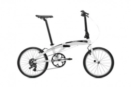 tern Bici Tern - Bicicletta pieghevole da 20", Verge P9, 9 marce, SRAM X7, colore: Bianco / Nero